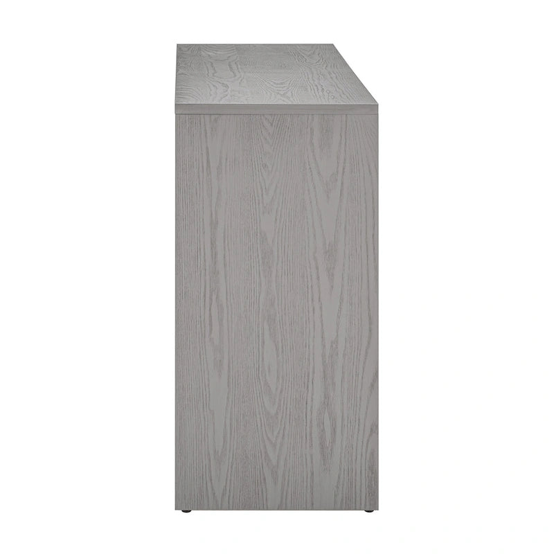 Console de table cheminée noire/grise/marron, 1 personne