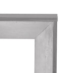 Console de table cheminée noire/grise/marron, 1 personne
