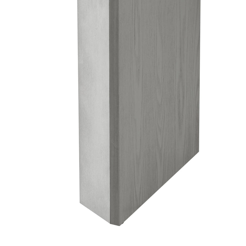 Console de table cheminée noire/grise/marron, 1 personne
