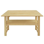 Table de salle à manger à abattants de style campagnard marron/naturel pour 2 à 4 personnes