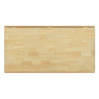 Table de salle à manger à abattants de style campagnard marron/naturel pour 2 à 4 personnes