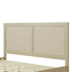 Lit plateforme Natural King, style Mid-Century, 2 places