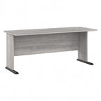Bureau informatique individuel de 72 W – Gris platine / Blanc / Gris tempête