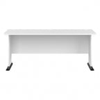 Bureau informatique individuel de 72 W – Gris platine / Blanc / Gris tempête