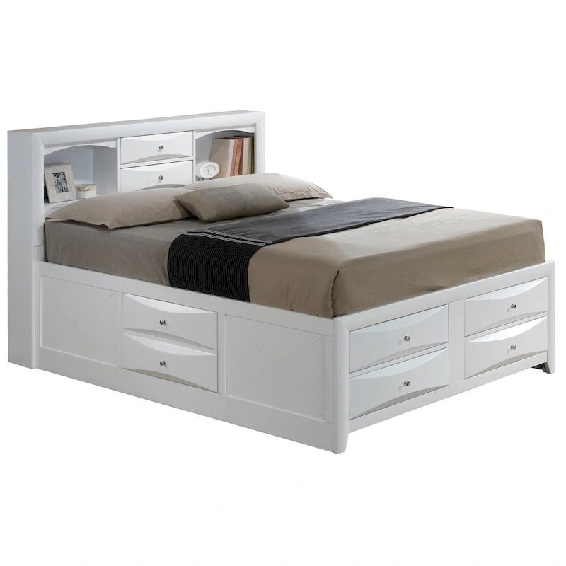 Lit de rangement complet avec panneaux, cerise/noir/blanc/gris/cappuccino/argent champagne, 1 personne