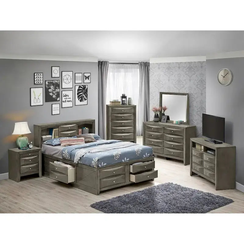 Lit de rangement complet avec panneaux, cerise/noir/blanc/gris/cappuccino/argent champagne, 1 personne