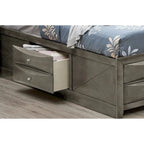 Lit de rangement complet avec panneaux, cerise/noir/blanc/gris/cappuccino/argent champagne, 1 personne