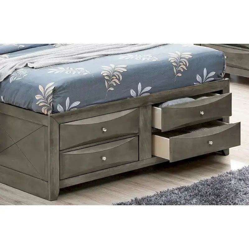 Lit de rangement complet avec panneaux, cerise/noir/blanc/gris/cappuccino/argent champagne, 1 personne