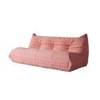 Canapé de sol paresseux en velours rose Teddy, 1/2/3 places