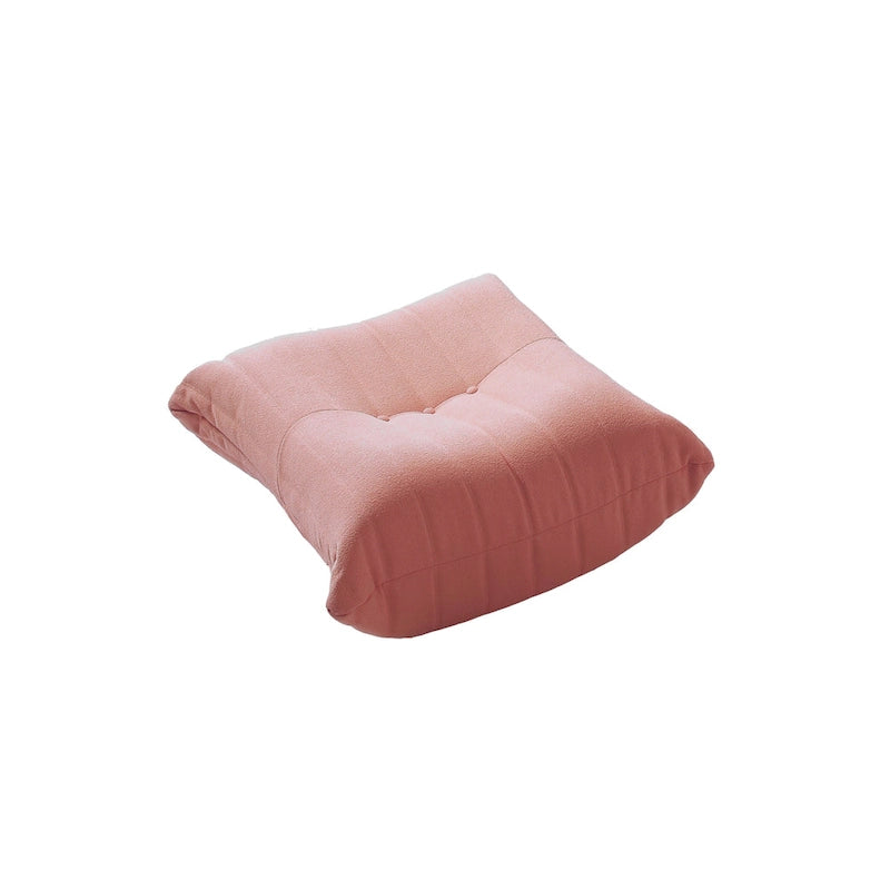 Canapé de sol paresseux en velours rose Teddy, 1/2/3 places