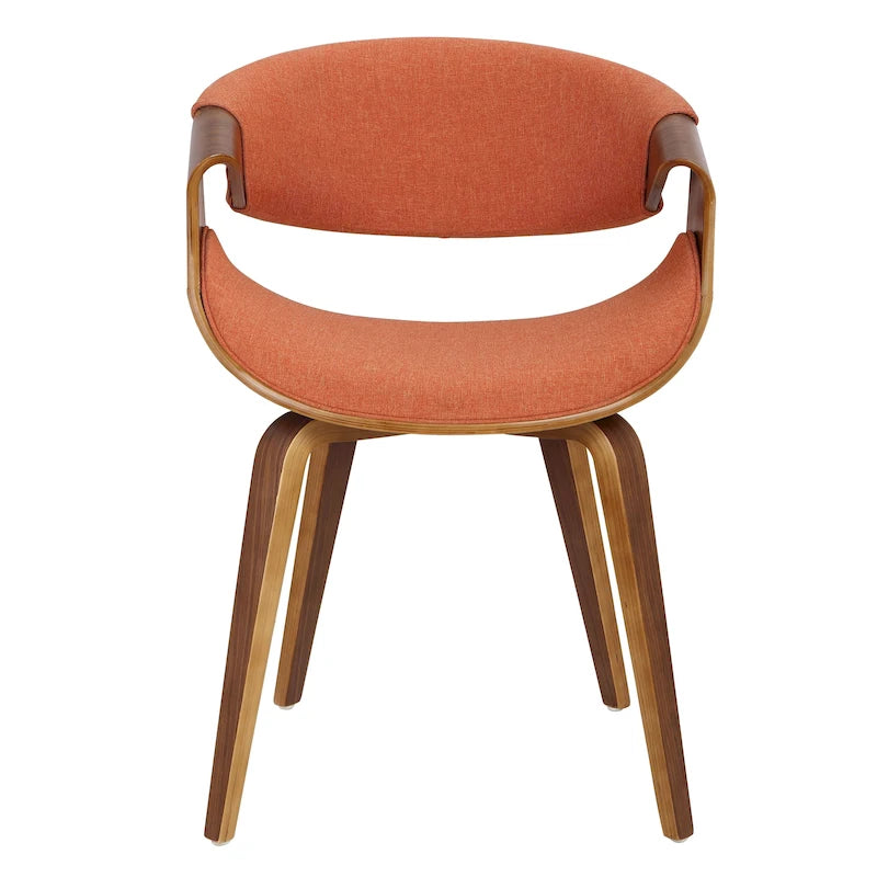 Chaise d'appoint de salle à manger à cadre croisé — Vert / Orange / Bleu sarcelle / Crème / Gris / Anthracite, 1 personne