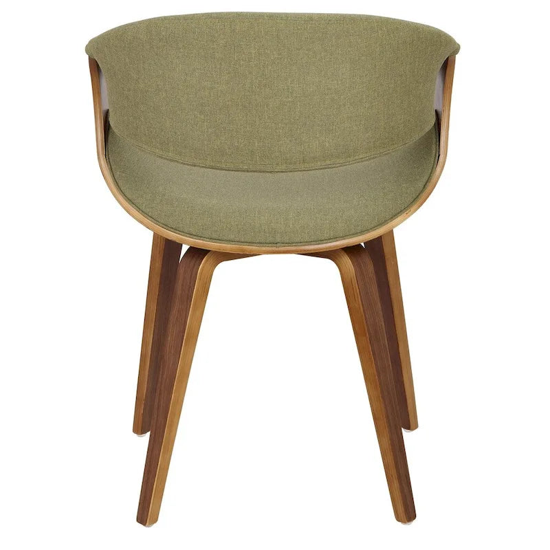 Chaise d'appoint de salle à manger à cadre croisé — Vert / Orange / Bleu sarcelle / Crème / Gris / Anthracite, 1 personne