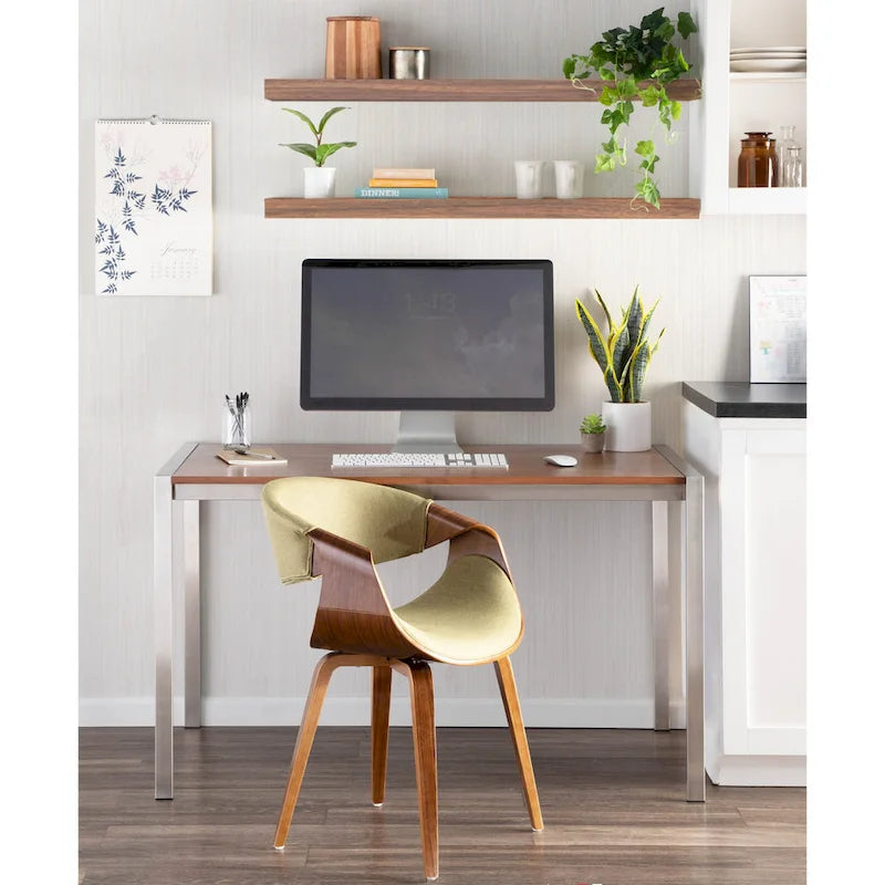 Chaise d'appoint de salle à manger à cadre croisé — Vert / Orange / Bleu sarcelle / Crème / Gris / Anthracite, 1 personne