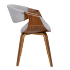 Chaise d'appoint de salle à manger à cadre croisé — Vert / Orange / Bleu sarcelle / Crème / Gris / Anthracite, 1 personne