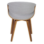 Chaise d'appoint de salle à manger à cadre croisé — Vert / Orange / Bleu sarcelle / Crème / Gris / Anthracite, 1 personne