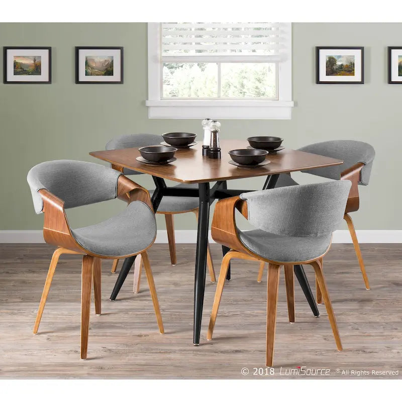 Chaise d'appoint de salle à manger à cadre croisé — Vert / Orange / Bleu sarcelle / Crème / Gris / Anthracite, 1 personne