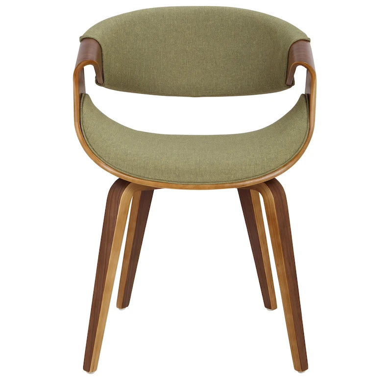 Chaise d'appoint de salle à manger à cadre croisé — Vert / Orange / Bleu sarcelle / Crème / Gris / Anthracite, 1 personne