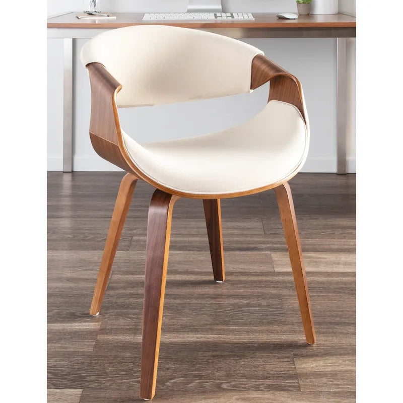 Chaise d'appoint de salle à manger à cadre croisé — Vert / Orange / Bleu sarcelle / Crème / Gris / Anthracite, 1 personne