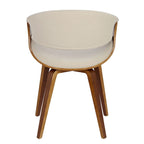 Chaise d'appoint de salle à manger à cadre croisé — Vert / Orange / Bleu sarcelle / Crème / Gris / Anthracite, 1 personne