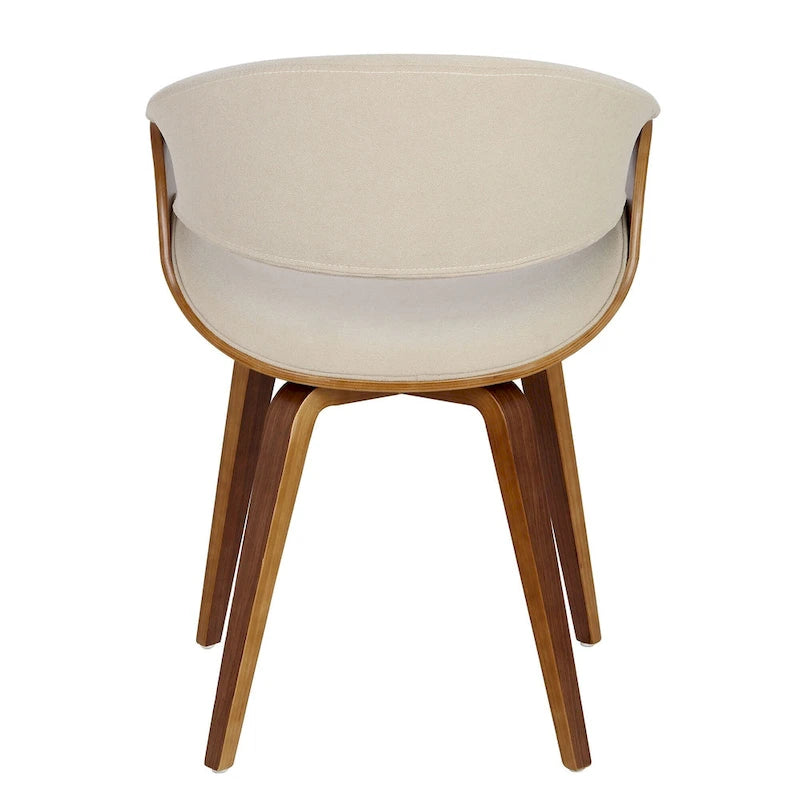 Chaise d'appoint de salle à manger à cadre croisé — Vert / Orange / Bleu sarcelle / Crème / Gris / Anthracite, 1 personne