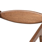 Lot de 2 chaises de salle à manger gris/noir de style milieu de siècle