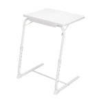 Table d'ordinateur portable pliable noire/blanche, 1 personne