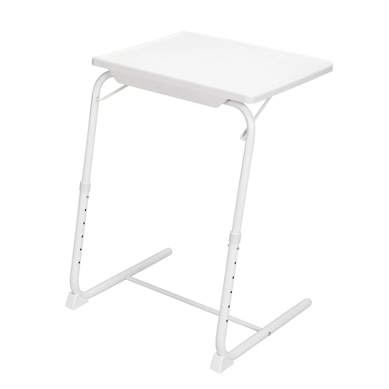 Black / White Portable Folding Laptop Table, 1-Person