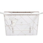 Table d'ordinateur portable pliable noire/blanche, 1 personne