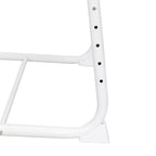 Table d'ordinateur portable pliable noire/blanche, 1 personne