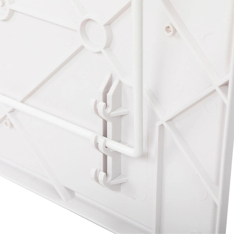 Table d'ordinateur portable pliable noire/blanche, 1 personne