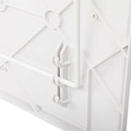 Table d'ordinateur portable pliable noire/blanche, 1 personne