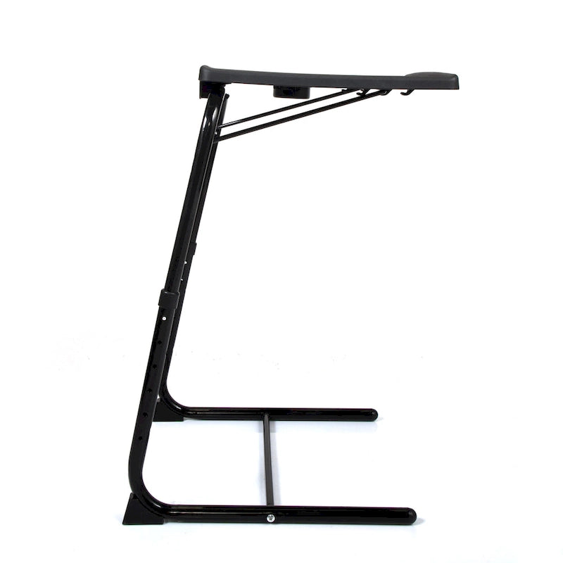 Table d'ordinateur portable pliable noire/blanche, 1 personne