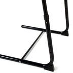 Table d'ordinateur portable pliable noire/blanche, 1 personne