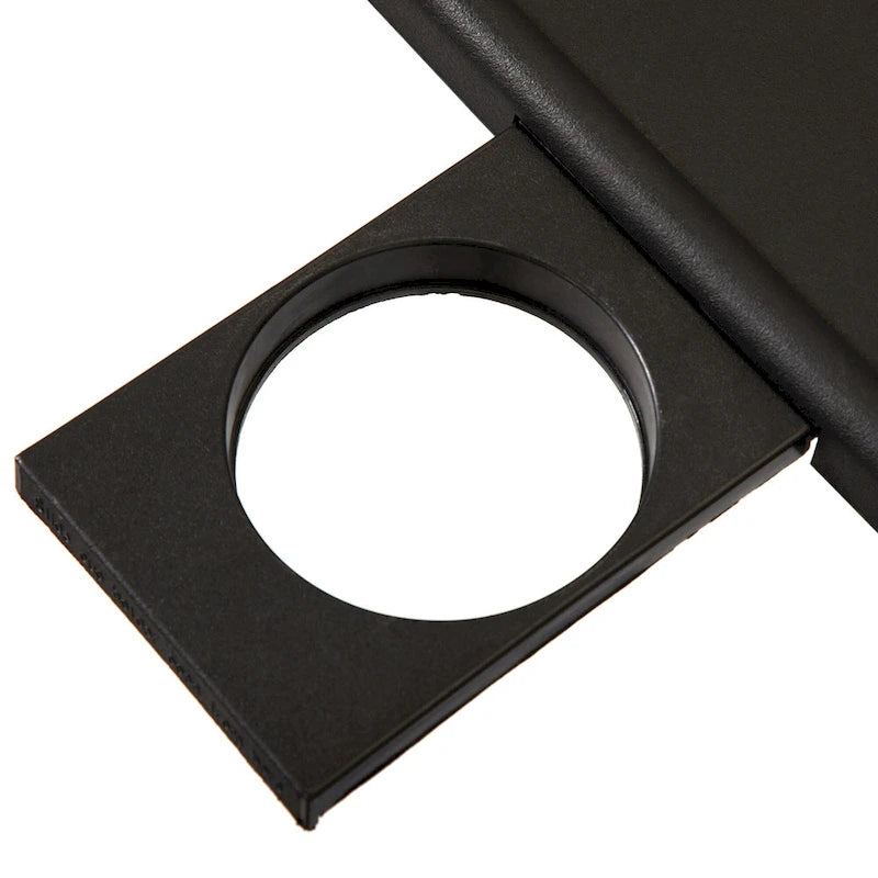Table d'ordinateur portable pliable noire/blanche, 1 personne