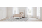 Signature Design by Ashley Mollviney White Panel Headboard Only