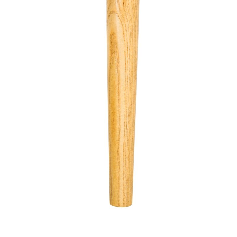 Banc mi-siècle bleu/beige et naturel, 1 place