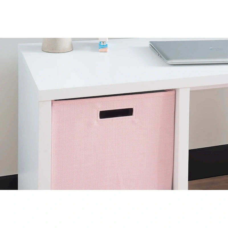 Bureau de rangement 2 casiers, 1 personne, Expresso/Gris/Blanc