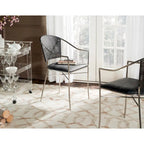 Fauteuil en rotin noir, style Mid-Century, lot de 2