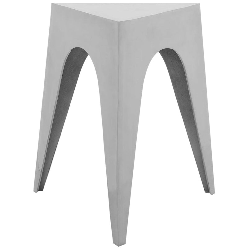 Table d'appoint triangulaire Silver, moderne, 1 personne