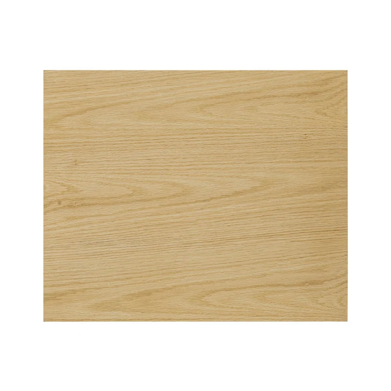 Table de chevet 2 tiroirs Mid-Century – Chêne clair / Noir / Chêne / Blanc