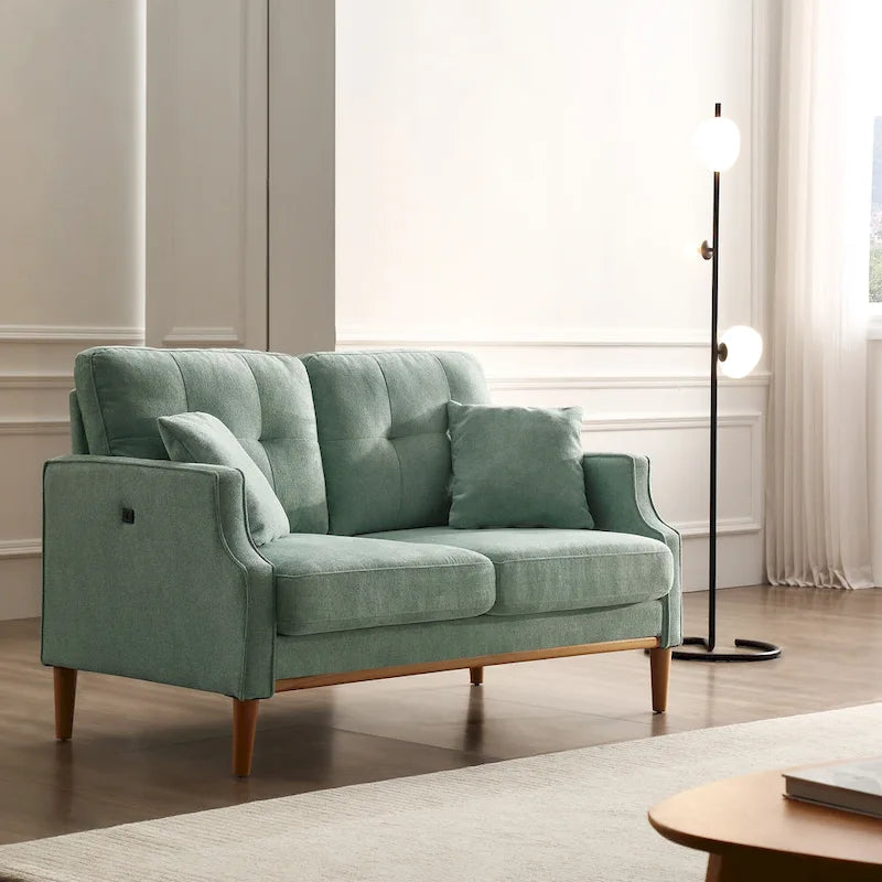 2 Seater Loveseat,USB Charge