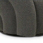 Fauteuil pivotant Boucle – Vert genévrier / Blanc ivoire, un siège