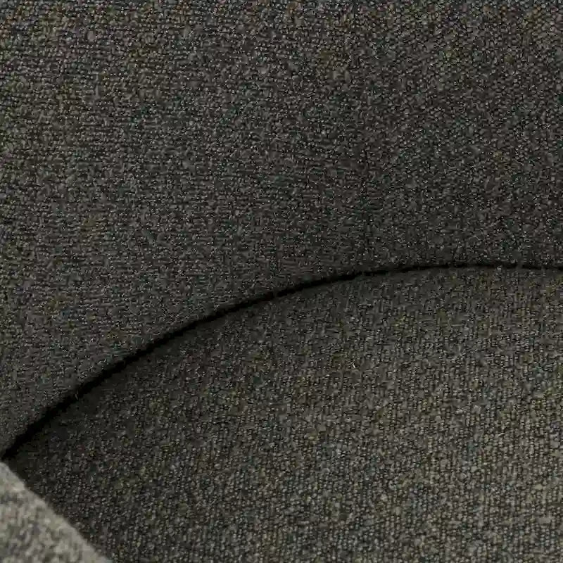 Fauteuil pivotant Boucle – Vert genévrier / Blanc ivoire, un siège