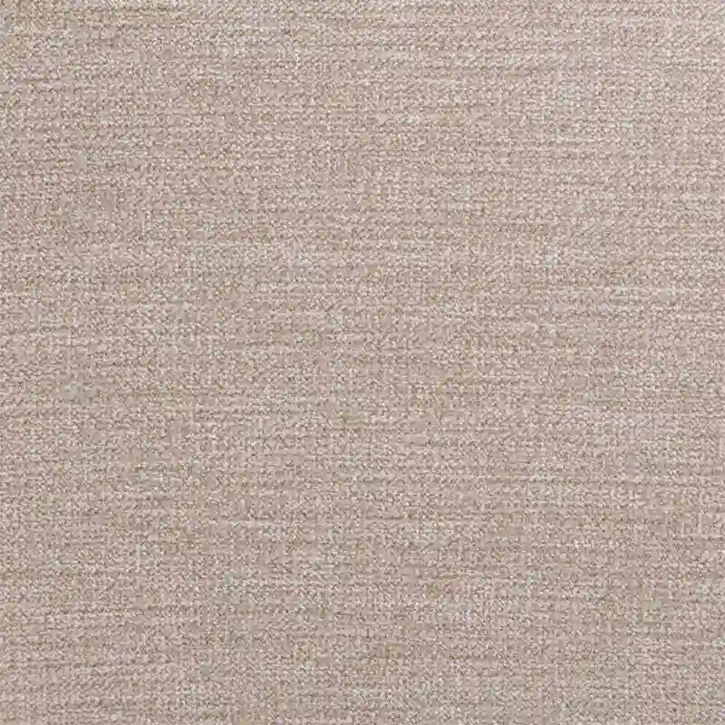 Chaise de salle à manger en tissu dossier haut noir / beige+noir, détails cloutés, pieds en bois massif, lot de 2