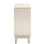 Bahut/Cabinet Champagne/Noir Mirroir 3 Portes pour 1 Personne