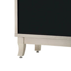Bahut/Cabinet Champagne/Noir Mirroir 3 Portes pour 1 Personne