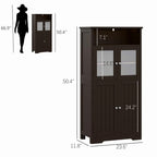 Armoire de rangement de salle de bain noire / blanche / marron / naturelle — Autonome, pour 1 personne