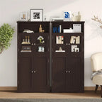 Armoire de rangement de salle de bain noire / blanche / marron / naturelle — Autonome, pour 1 personne