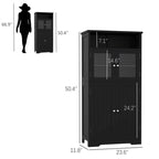 Armoire de rangement de salle de bain noire / blanche / marron / naturelle — Autonome, pour 1 personne